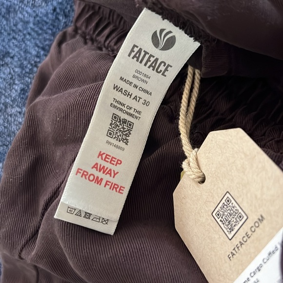 NWT FATFACE LYME CARGO CUFFED JOGGER 4R - Picture 10 of 11